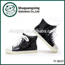 Nouvelle fracture de la pluie chaussures 2014 Ladies chaussures de pluie nouvelle housse imperméable W-R015